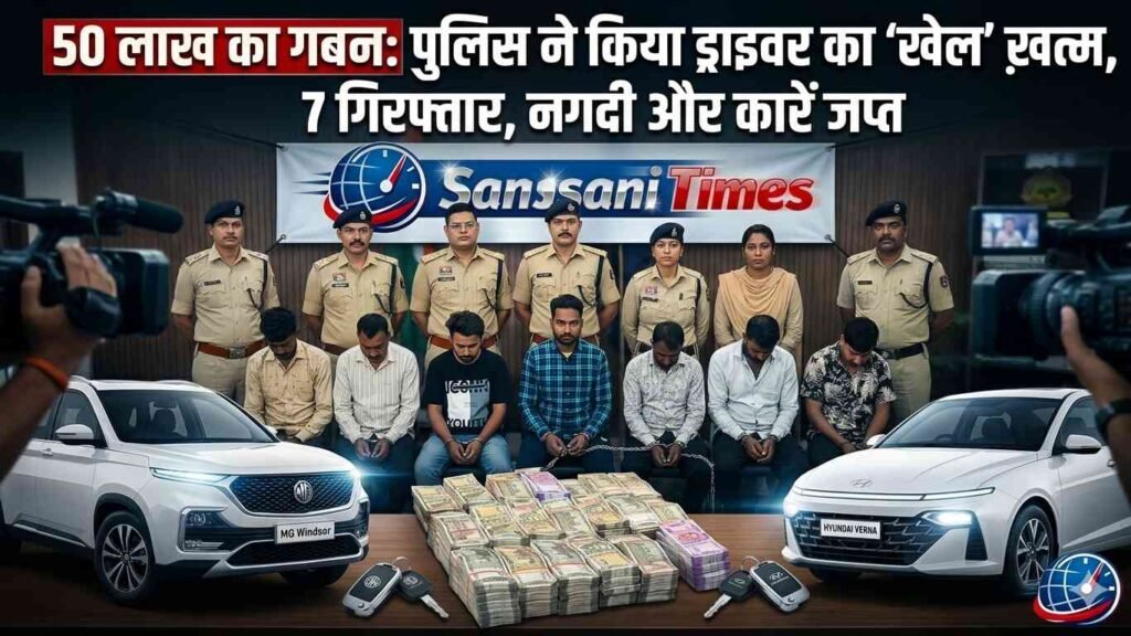 रायपुर में 50 लाख गबन कांड का खुलासा: ड्राइवर कृष्णा साहू समेत 7 आरोपी गिरफ्तार, 66.50 लाख की संपत्ति जब्त addtext 04 27 06.12.11