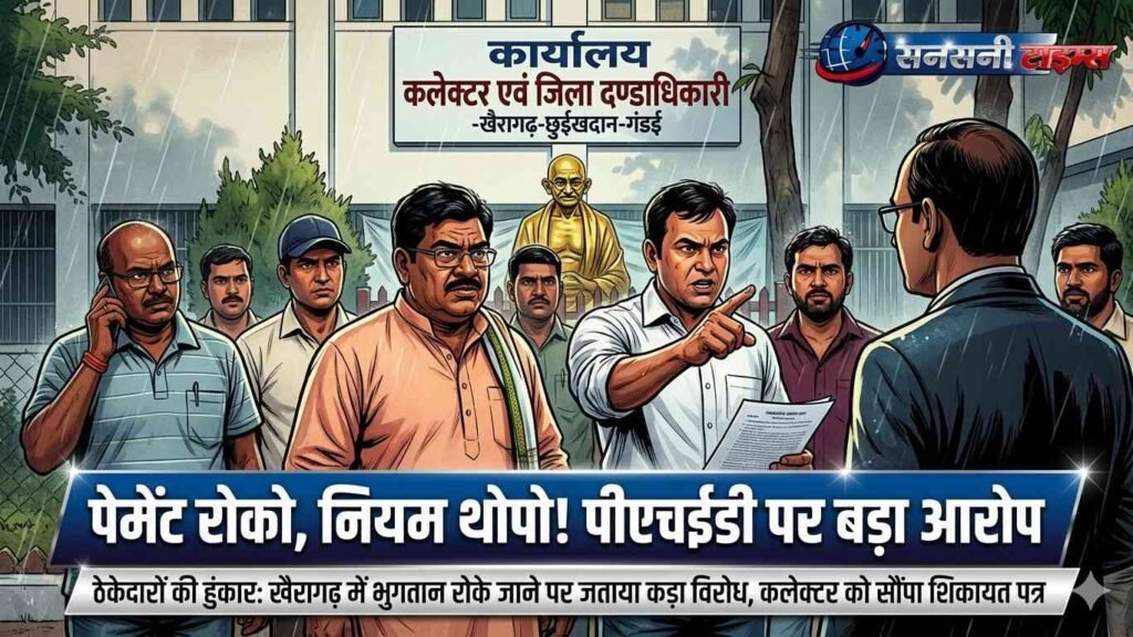 पेमेंट रोको, नियम थोपो! कलेक्टर के सामने पीएचईडी पर ठेकेदारों का बड़ा आरोप addtext 04 28 07.35.52