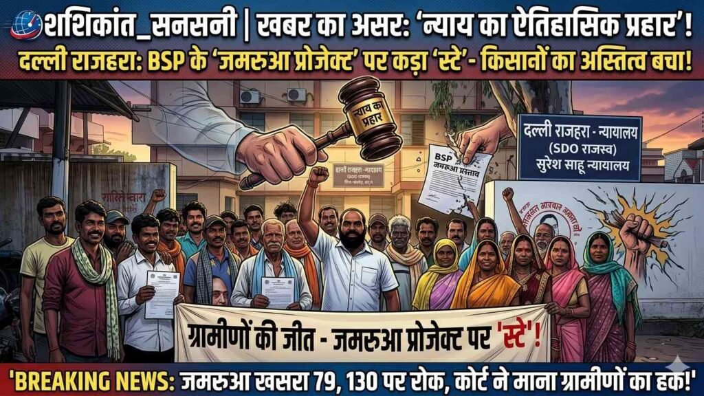 BSP को बड़ा झटका: जमरुआ प्रोजेक्ट पर SDM कोर्ट का स्टे, ग्रामीणों में जश्न addtext 05 07 06.00.40