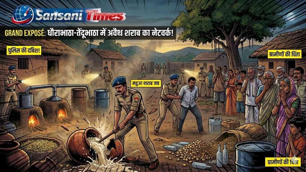 सरसीवा क्षेत्र में अवैध महुआ शराब का जाल! धौराभाठा, तेंदूभाटा और पिकरीपाली में धड़ल्ले से कारोबार, आबकारी विभाग पर उठे सवाल addtext 06 21 12.56.13
