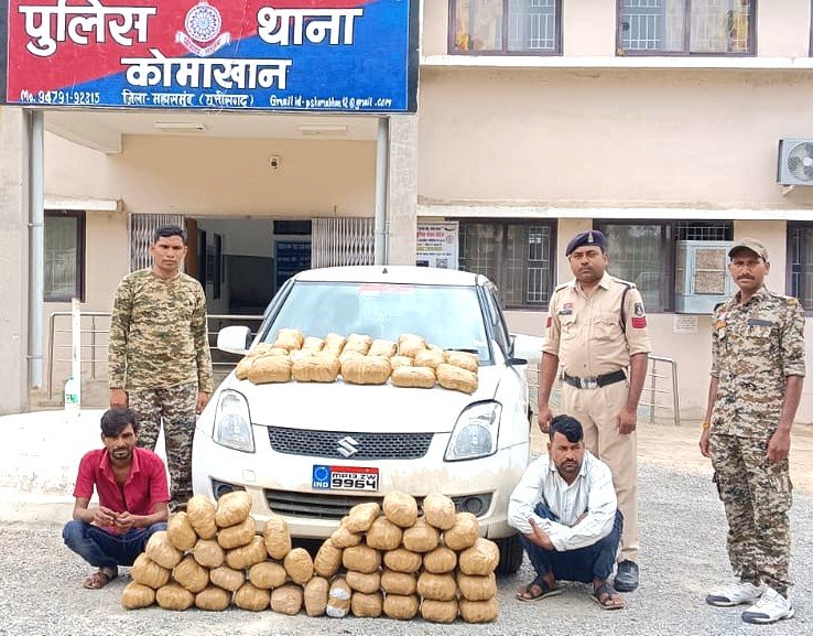 भवानीपटना से इंदौर तक ड्रग्स सप्लाई का बड़ा भंडाफोड़, 62 किलो गांजा के साथ दो तस्कर गिरफ्तार 1002184632