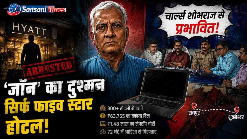 "जॉन का दुश्मन सिर्फ फाइव स्टार होटल!" 300 से ज्यादा होटलों को बना चुका था निशाना, रायपुर पुलिस ने ओडिशा से दबोचा addtext 07 02 11.56.00