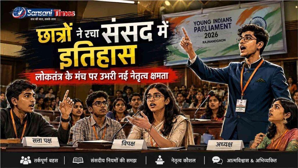 संसदीय बहस में छात्रों ने दिखाया दम, लोकतंत्र के मंच पर उभरी नई नेतृत्व क्षमता addtext 07 03 06.09.10