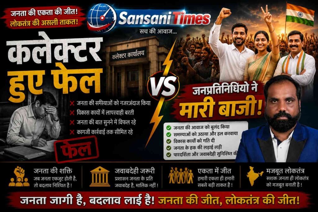 कलेक्टर फेल या सिस्टम?' विकास कार्यों के श्रेय को लेकर छिड़ी बहस, जनप्रतिनिधियों और प्रशासन की भूमिका पर उठे सवाल addtext 08 05 01.22.18